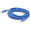Add-On Addon 10Ft Rj-45 (Male) To Rj-45 (Male) Blue Slim Cat6A Booted,  ADD-10FSLCAT6A-BE - alternate 1